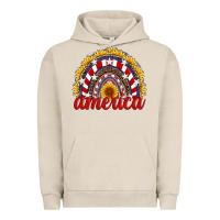 Pigment French Oak america sunflower rainbow Urban Hoodie - Artiststas