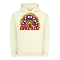 Pigment Pistachio america sunflower rainbow Urban Hoodie - Artiststas