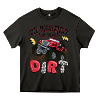Asphalt on weekends we wear dirt Heavy Core Tee - MaliasSmallBusiness