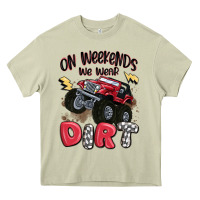 Mossy on weekends we wear dirt Heavy Core Tee - MaliasSmallBusiness