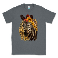 Charcoal Heather Zebra With Sunflowers Classic Tee - Bettercallsaul