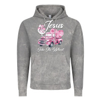 Cloud Rock Leopard Floral Pink Car Jesus Take The Wheel Vintage Hoodie - Bettercallsaul