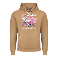 Vintage Camel Leopard Floral Pink Car Jesus Take The Wheel Vintage Hoodie - Bettercallsaul