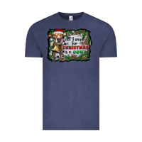Vintage Denim all i want for christmas is a cow Vintage Tee - RanaPortraitStore