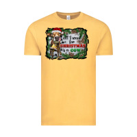 Vintage Mustard all i want for christmas is a cow Vintage Tee - RanaPortraitStore