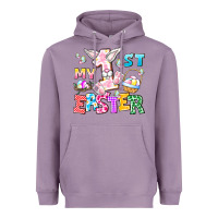 Lavender My 1st Easter Heavyweight Hoodie - CowhideDigitalArt