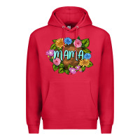 Cardinal Mama Mother's Day Premium Hoodie - FaDigitalArtStudio
