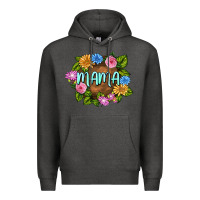 Charcoal Heather Mama Mother's Day Premium Hoodie - FaDigitalArtStudio