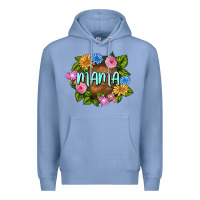 Colony Blue Mama Mother's Day Premium Hoodie - FaDigitalArtStudio