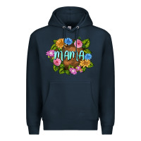 Navy Mama Mother's Day Premium Hoodie - FaDigitalArtStudio