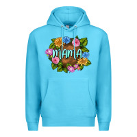 Ocean Blue Mama Mother's Day Premium Hoodie - FaDigitalArtStudio