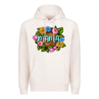 Pale Pink Mama Mother's Day Premium Hoodie - FaDigitalArtStudio