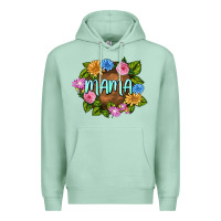 Seafoam Mama Mother's Day Premium Hoodie - FaDigitalArtStudio