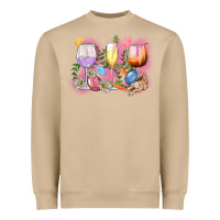 Mushroom Easter wine glasses  Easter Day Heavyweight Sweatshirt - CowGirlArtShop