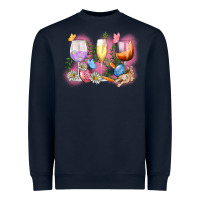 Easter Wine Glasses  Easter Day Heavyweight Sweatshirt | Teevron