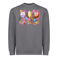Storm Easter wine glasses  Easter Day Heavyweight Sweatshirt - CowGirlArtShop