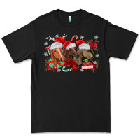 Black christmas horses Premium Tee - MaliasSmallBusiness