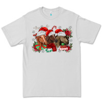 Dove Grey christmas horses Premium Tee - MaliasSmallBusiness