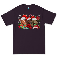 Plum christmas horses Premium Tee - MaliasSmallBusiness