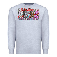 Heather Grey I Like big veins and cannot be Premium Sweatshirt - CowhideDigitalArt