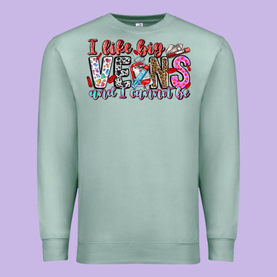 I Like Big Veins And Cannot Be Premium Sweatshirt Designed By Cowhidedigitalart