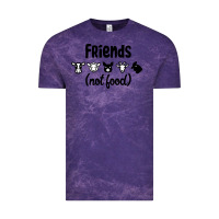 Cloud Purple Friends not Food Vintage Tee - Bettercallsaul