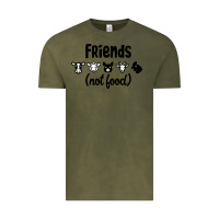 Vintage Olive Friends not Food Vintage Tee - Bettercallsaul