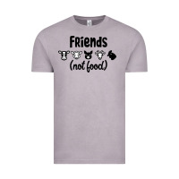 Vintage Zinc Friends not Food Vintage Tee - Bettercallsaul