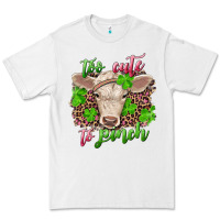 White too cute to pinch charolais calf Premium Tee - RanaPortraitStore