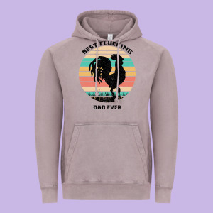 Best Clucking Dad Ever Vintage Hoodie Designed By Bettercallsaul