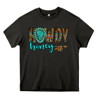 Asphalt western howdy honey arrow gemstone Heavy Core Tee - NancyCooperArtShop