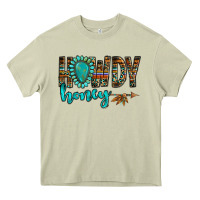 Mossy western howdy honey arrow gemstone Heavy Core Tee - NancyCooperArtShop