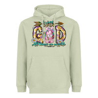 Matcha With God All Things Are Possible Easter Day Heavyweight Hoodie - CowhideDigitalArt
