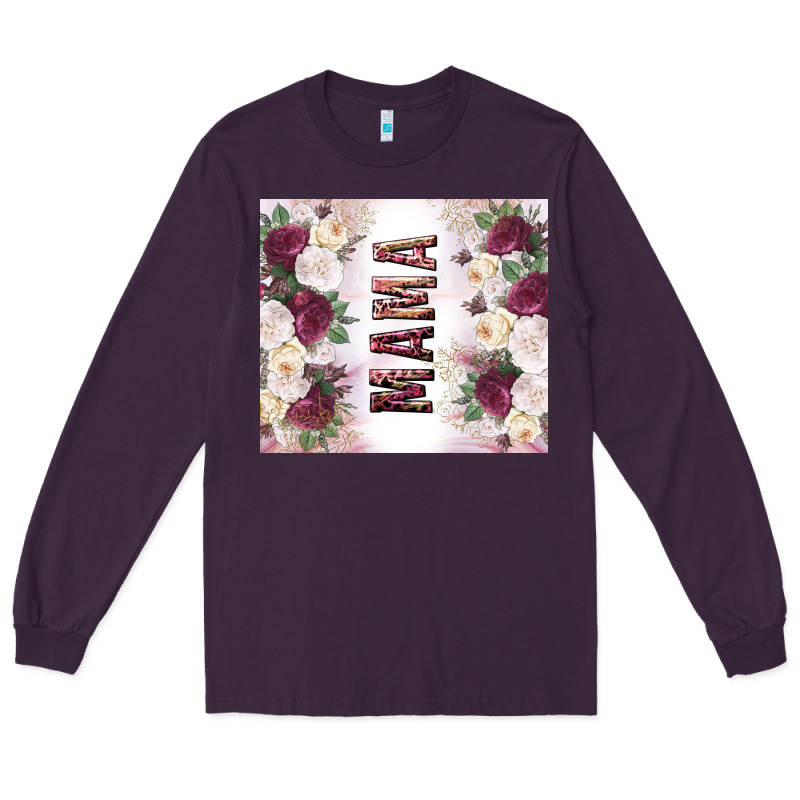 Mother’s Day Mama Flowers Tumbler Tbs Long Sleeve Tee by TumblerDesignByShophia | Teevron