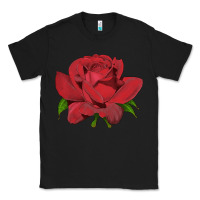Black Oklahoma Rose Illustrations Classic Tee - LillyAllenDesigns