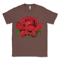 Chestnut Oklahoma Rose Illustrations Classic Tee - LillyAllenDesigns
