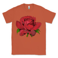 Copper Oklahoma Rose Illustrations Classic Tee - LillyAllenDesigns
