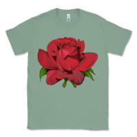 Sage Oklahoma Rose Illustrations Classic Tee - LillyAllenDesigns