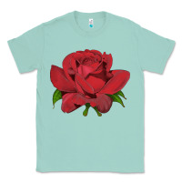 Seafoam Oklahoma Rose Illustrations Classic Tee - LillyAllenDesigns