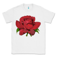 White Oklahoma Rose Illustrations Classic Tee - LillyAllenDesigns