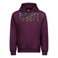 Mauve Wine armed forces day support our troops Urban Hoodie - Artiststas
