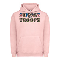 Pigment Salmon armed forces day support our troops Urban Hoodie - Artiststas