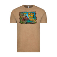 Vintage Coffee just a small town girl Vintage Tee - RanaPortraitStore