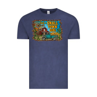 Vintage Denim just a small town girl Vintage Tee - RanaPortraitStore