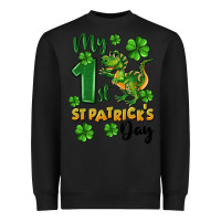 Black My first St. Patrick's Day Heavyweight Sweatshirt - CowGirlArtShop