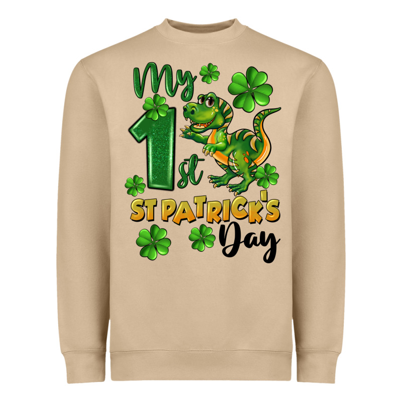 My First St. Patrick's Day Heavyweight Sweatshirt by CowGirlArtShop | Teevron