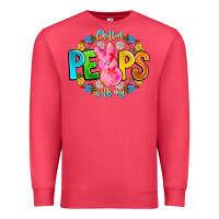 Cardinal Chillin Peeps With My Premium Sweatshirt - CowhideDigitalArt
