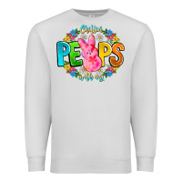 Dove Grey Chillin Peeps With My Premium Sweatshirt - CowhideDigitalArt