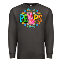 Smoke Chillin Peeps With My Premium Sweatshirt - CowhideDigitalArt