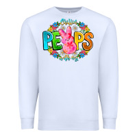 White Chillin Peeps With My Premium Sweatshirt - CowhideDigitalArt